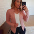 2021 Autumn and Winter New   Solid Color Leisure Professional Small